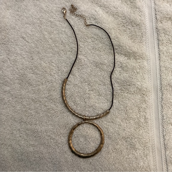 Goldtone Statement Necklace - Picture 1 of 2